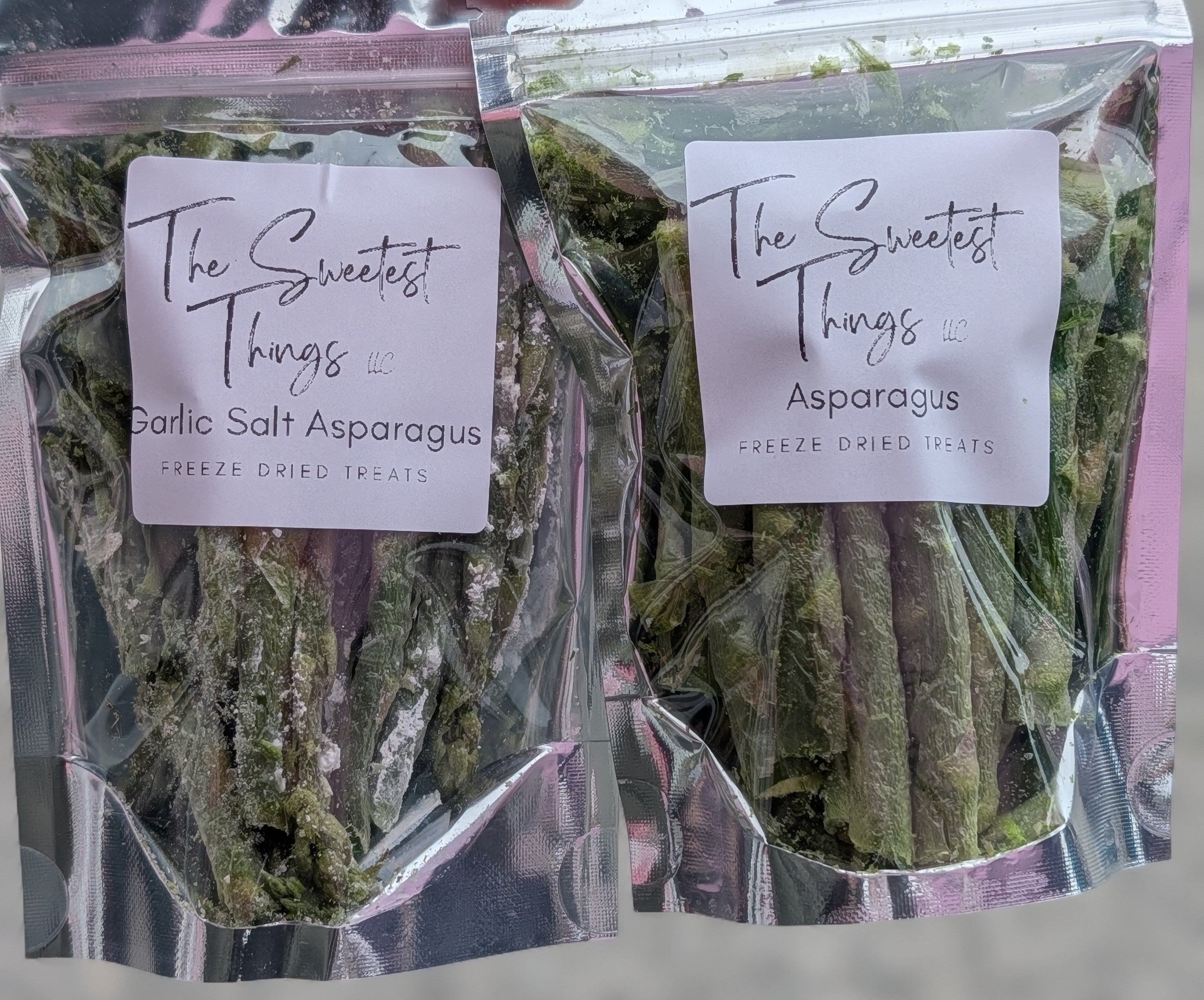 Garlic salt asparagus